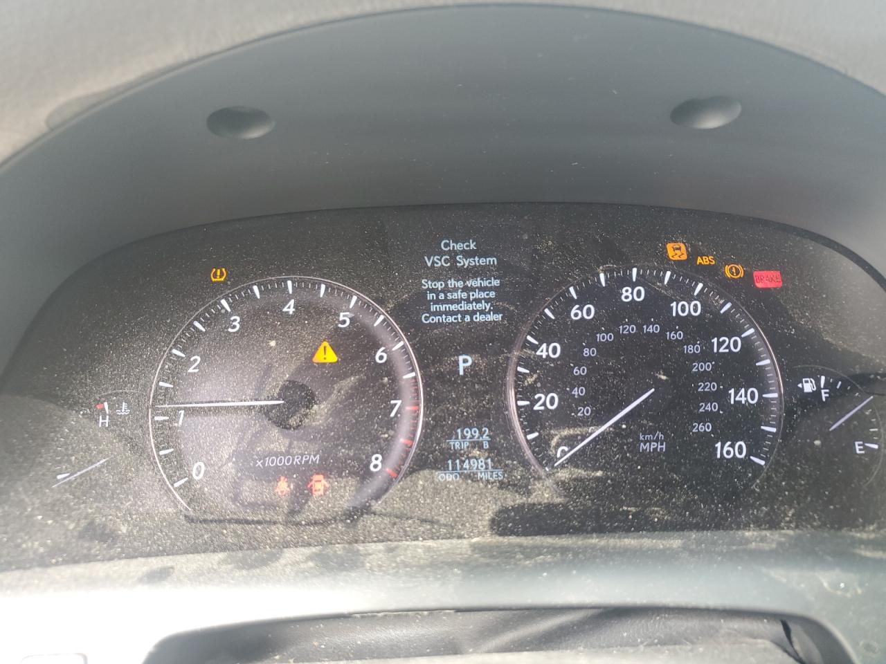 2007 Lexus Ls 460 VIN: JTHBL46FX75010310 Lot: 81882185