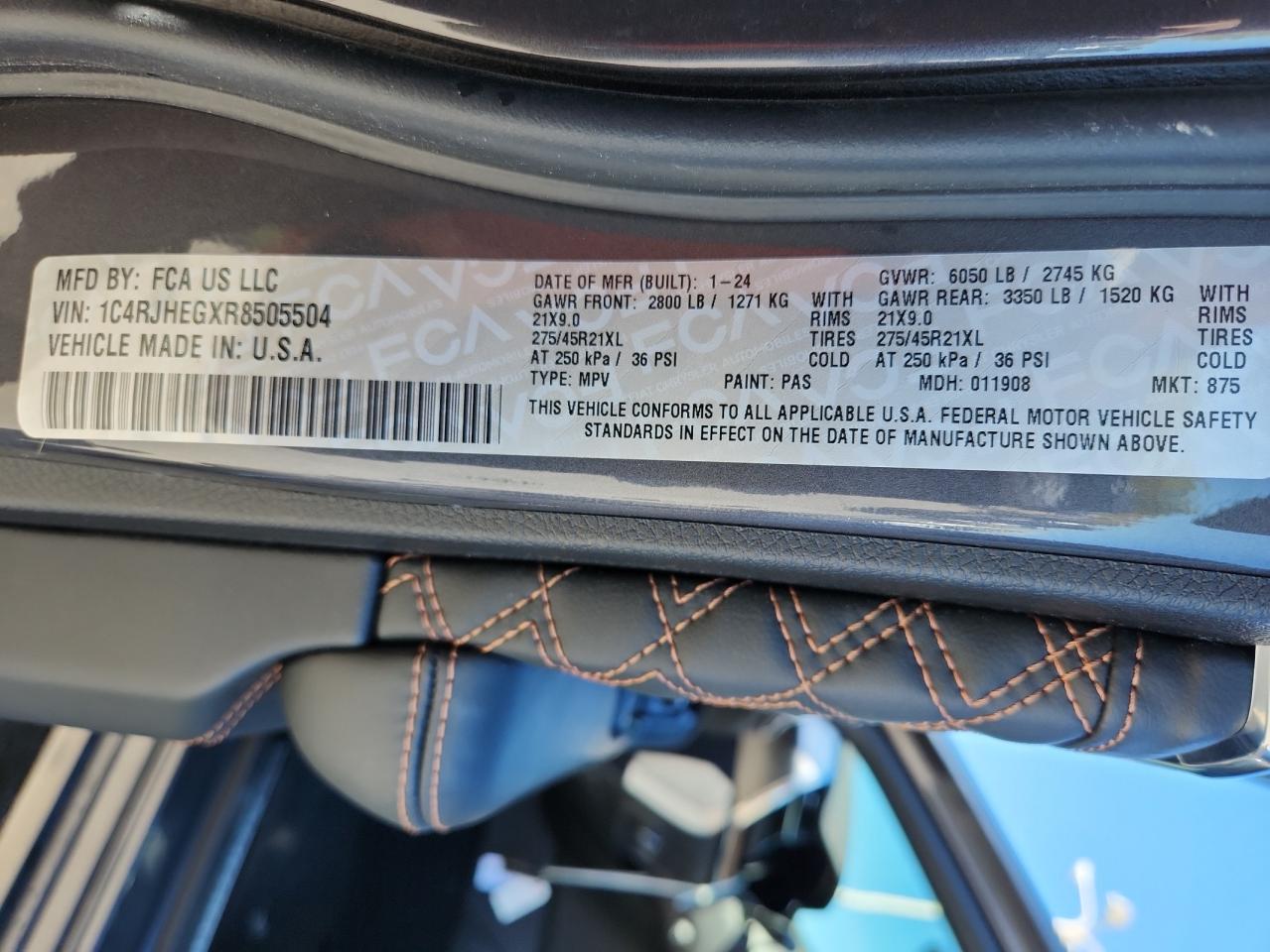 2024 Jeep Grand Cherokee Summit VIN: 1C4RJHEGXR8505504 Lot: 84574905