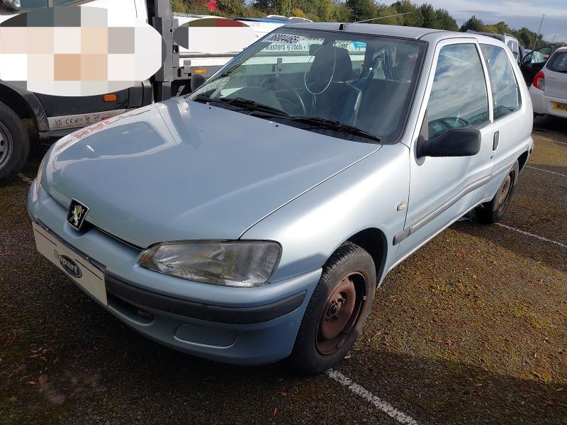 2002 PEUGEOT 106 1.1 INDEPENDENCE 3DR for sale at Copart SANDTOFT