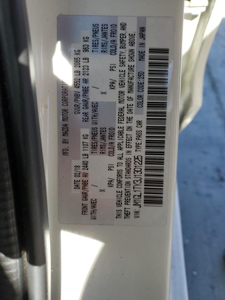 2018 Mazda 6 Grand Touring VIN: JM1GL1TY3J1301225 Lot: 90894075