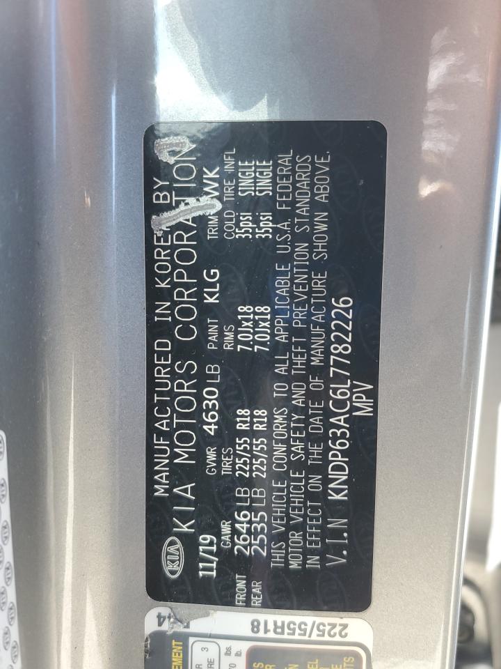 2020 Kia Sportage S VIN: KNDP63AC6L7782226 Lot: 82297785