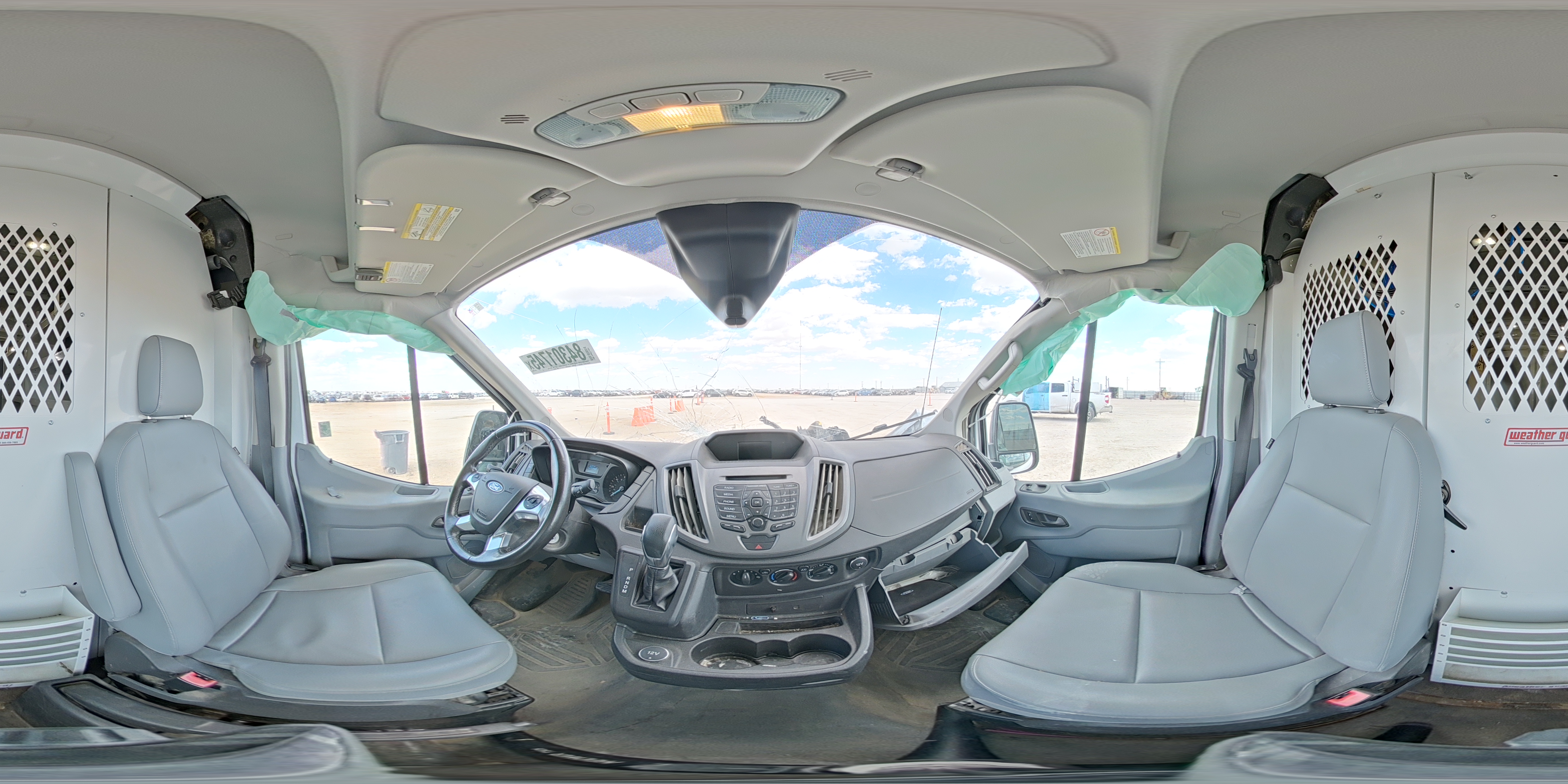 2017 Ford Transit Van VIN: 1FTYR2CM9HKB56928 Lot: 84301745