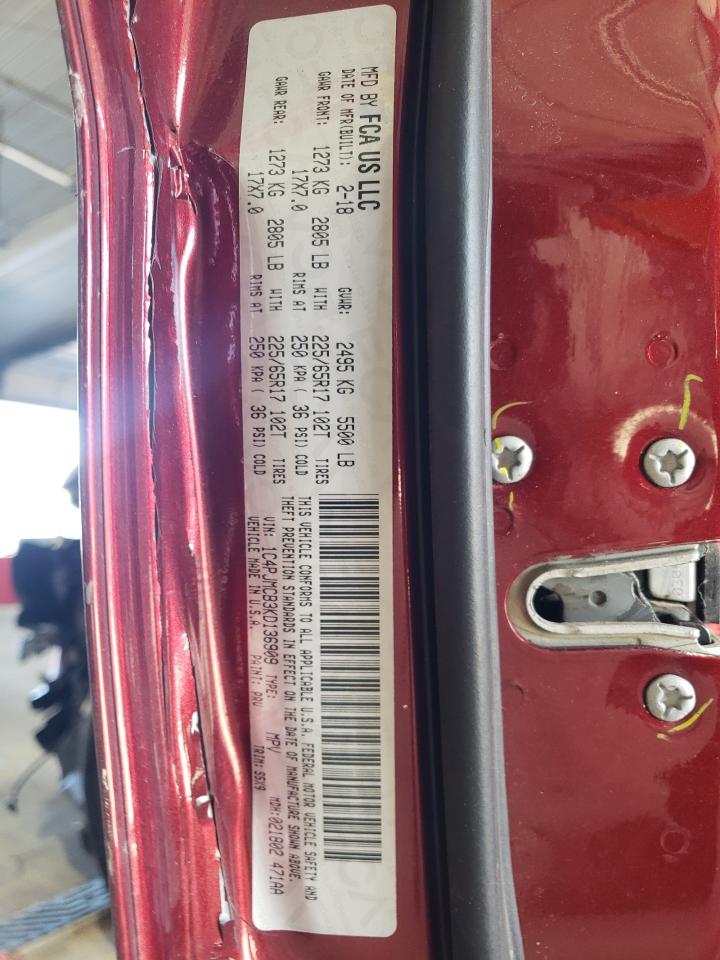 2019 Jeep Cherokee Latitude VIN: 1C4PJMCB3KD136909 Lot: 84958905