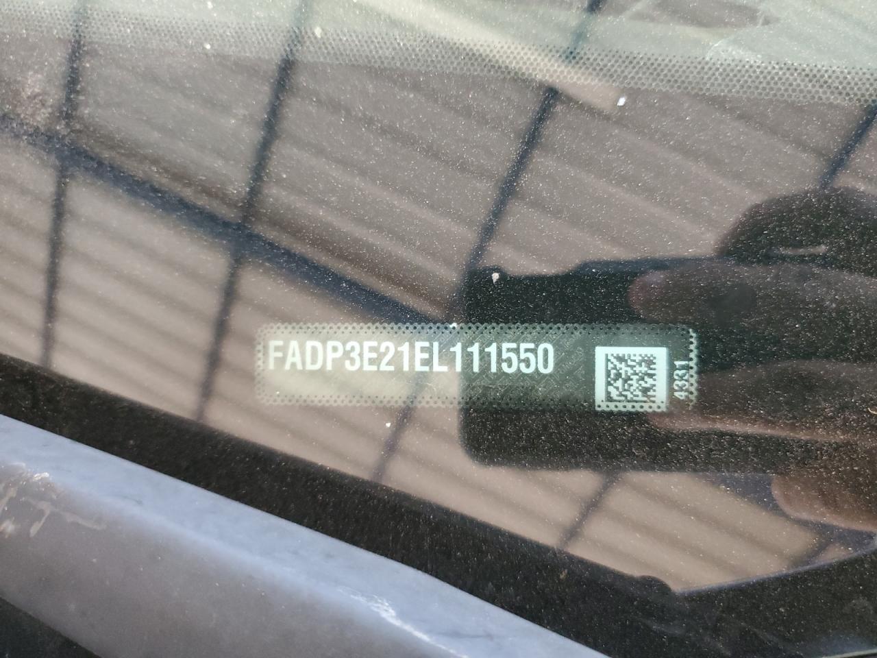 2014 Ford Focus S VIN: 1FADP3E21EL111550 Lot: 85109275