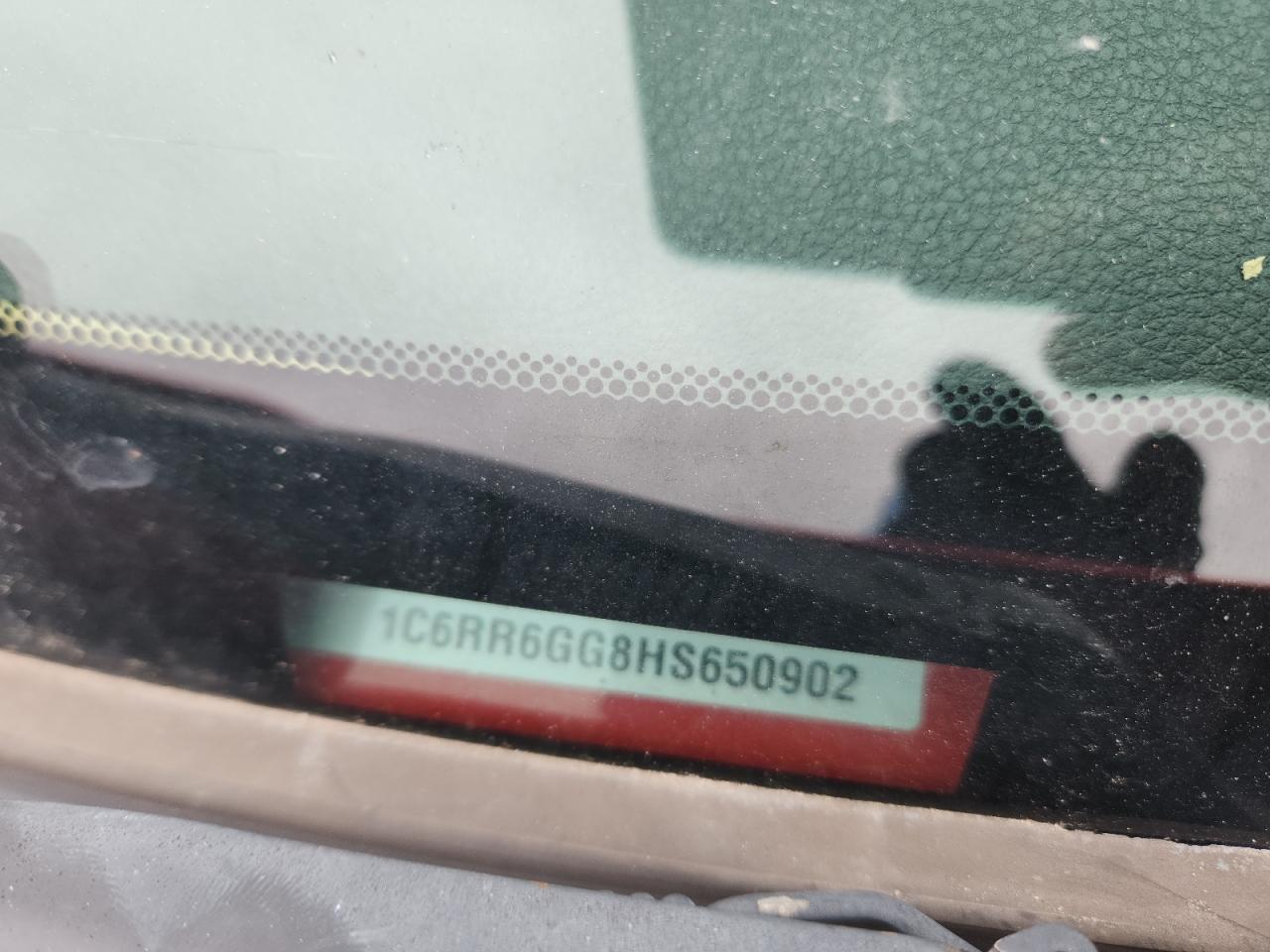 2017 Ram 1500 Slt VIN: 1C6RR6GG8HS650902 Lot: 90324545