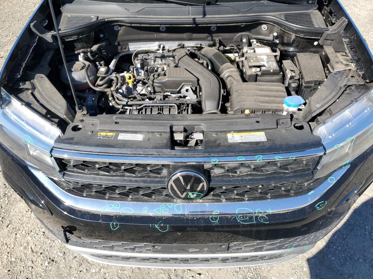 2024 Volkswagen Taos Se VIN: 3VVVX7B22RM058373 Lot: 87039535