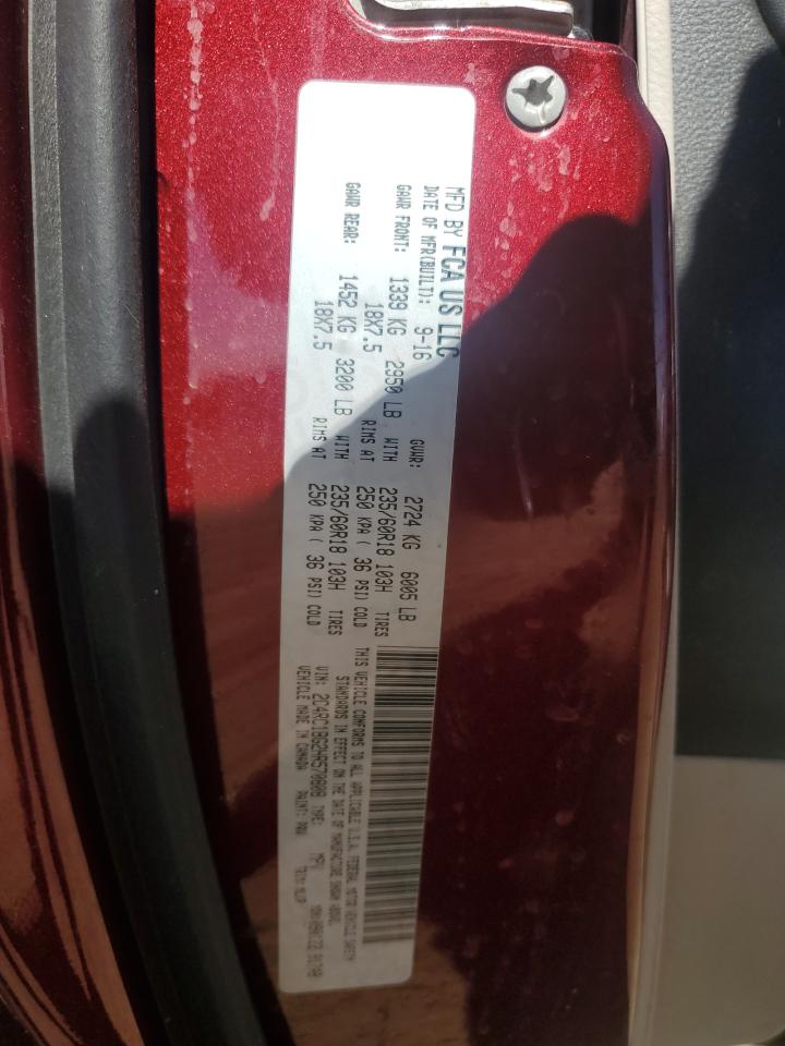 2017 Chrysler Pacifica Touring L VIN: 2C4RC1BG2HR570808 Lot: 85147815