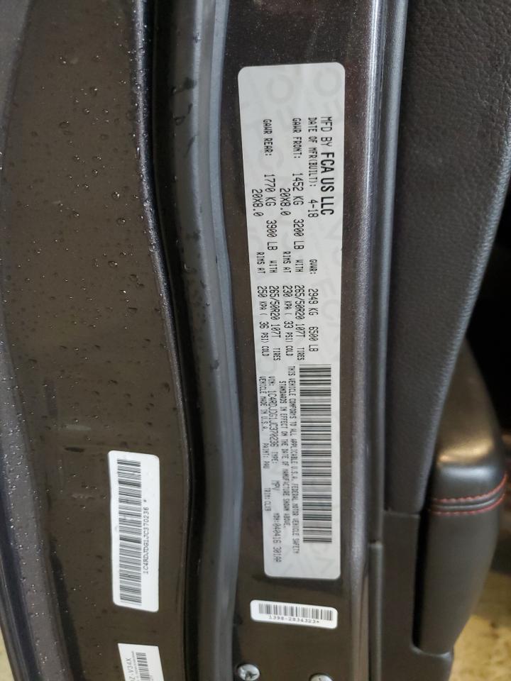 2018 Dodge Durango Gt VIN: 1C4RDJDG1JC370236 Lot: 86257045