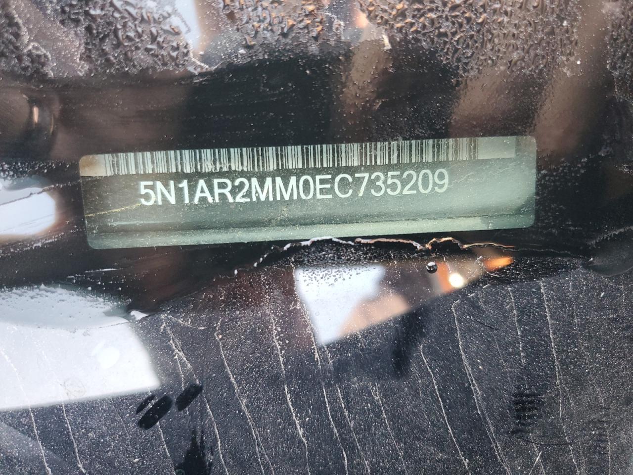 2014 Nissan Pathfinder S VIN: 5N1AR2MM0EC735209 Lot: 81969075