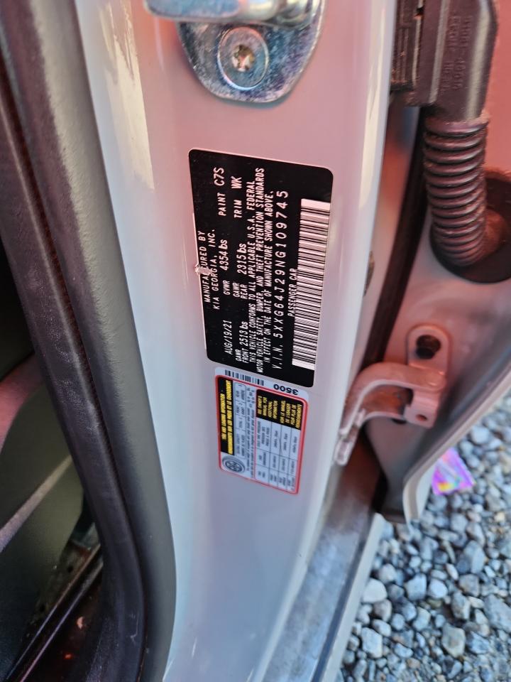 2022 Kia K5 Gt Line VIN: 5XXG64J29NG109745 Lot: 90932105