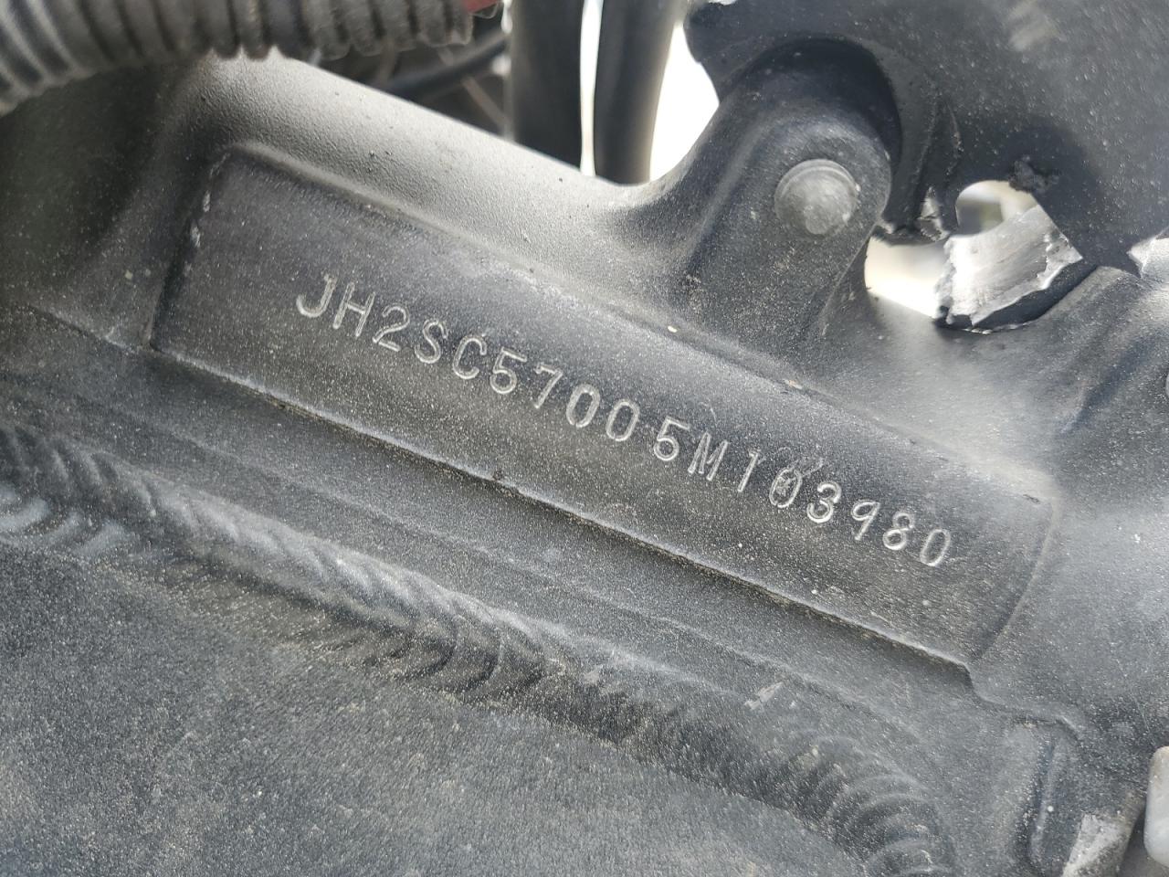 2005 Honda Cbr1000 Rr VIN: JH2SC57005M103980 Lot: 85664115