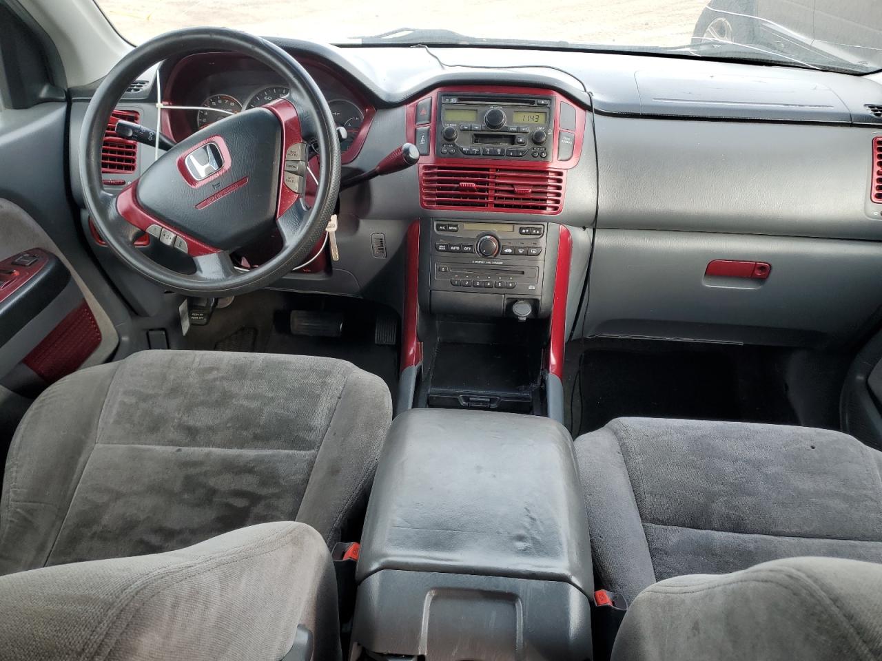 2005 Honda Pilot Ex VIN: 2HKYF18475H509155 Lot: 63190065