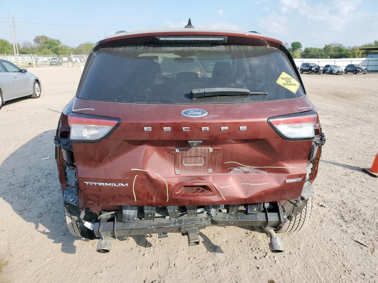 2021 Ford Escape Titanium VIN: 1FMCU9DZ7MUA95231 Lot: 84911015