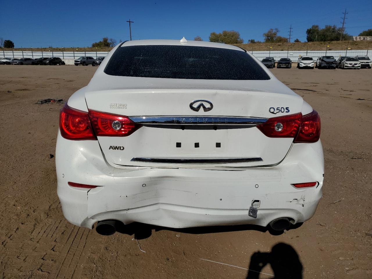 2015 Infiniti Q50 Hybrid Premium VIN: JN1AV7AR2FM850003 Lot: 90478195