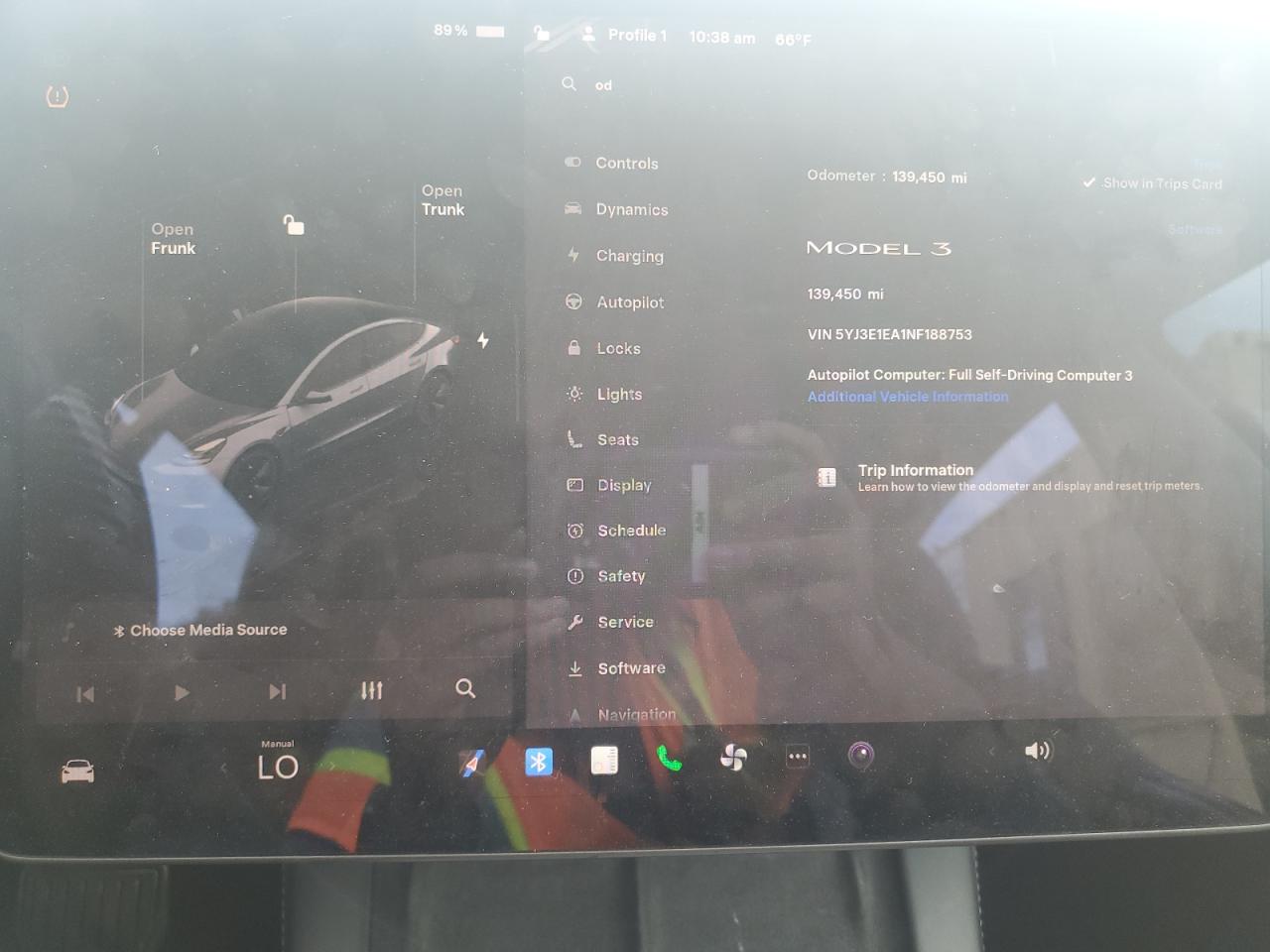 2022 Tesla Model 3 VIN: 5YJ3E1EA1NF188753 Lot: 85887105