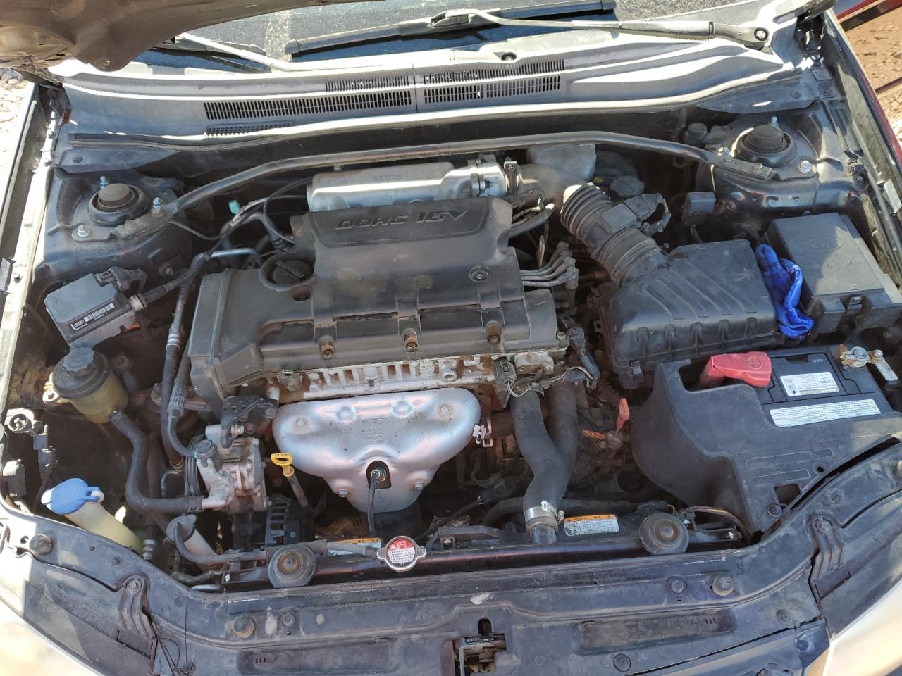 2007 Kia Spectra Ex VIN: KNAFE122375009799 Lot: 87059575