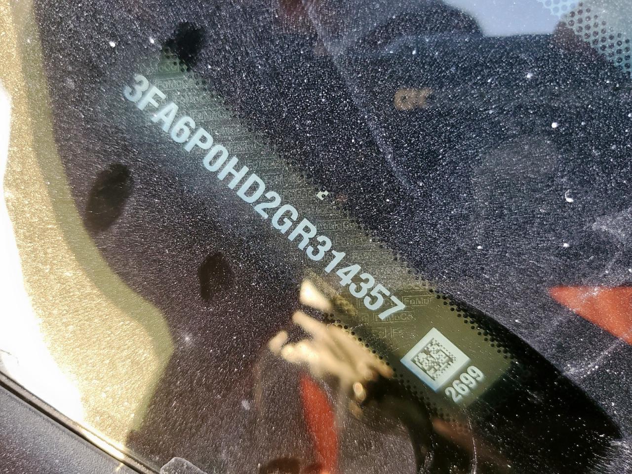 2016 Ford Fusion Se VIN: 3FA6P0HD2GR314357 Lot: 85681715