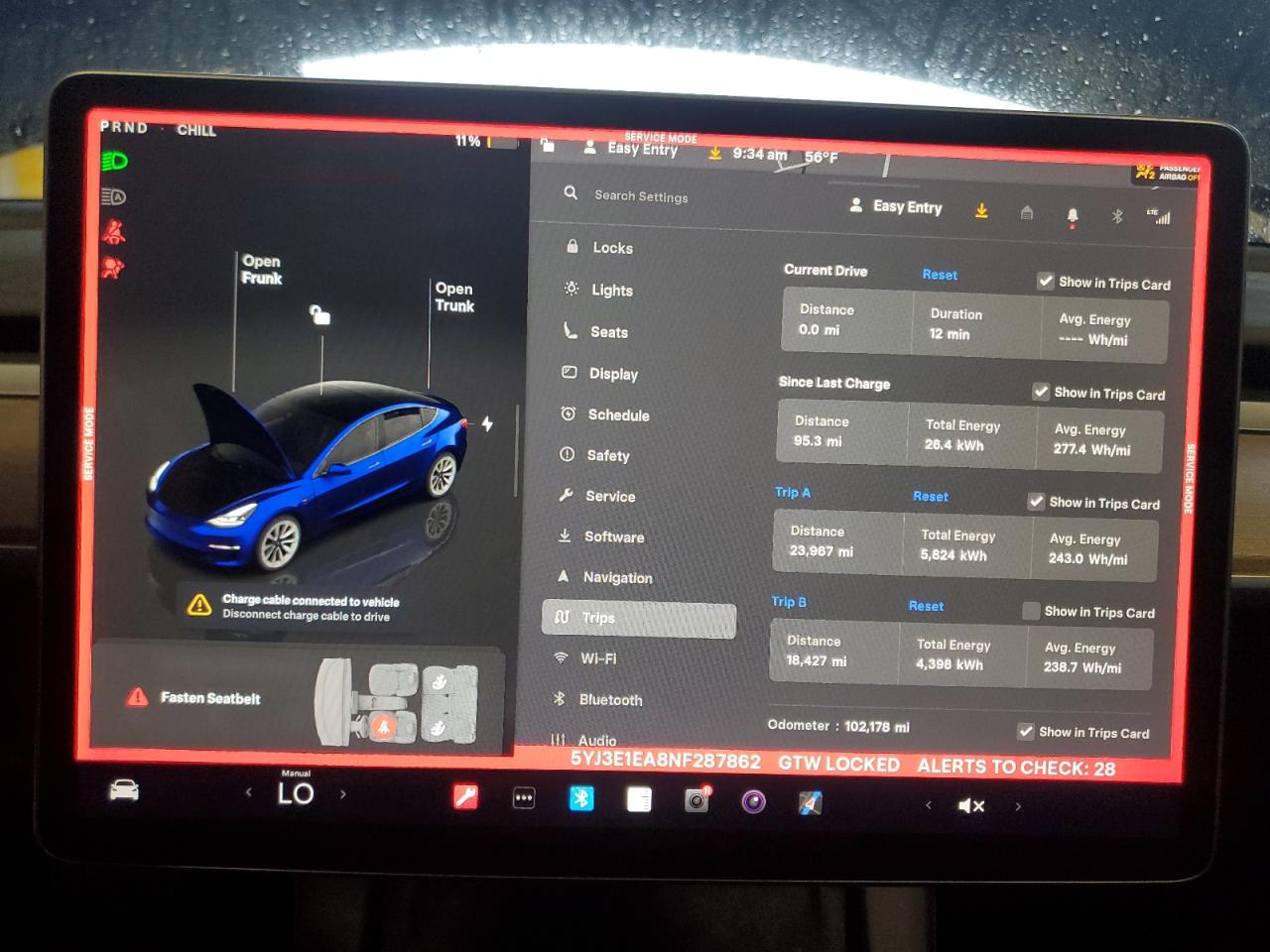 2022 Tesla Model 3 VIN: 5YJ3E1EA8NF287862 Lot: 86313455