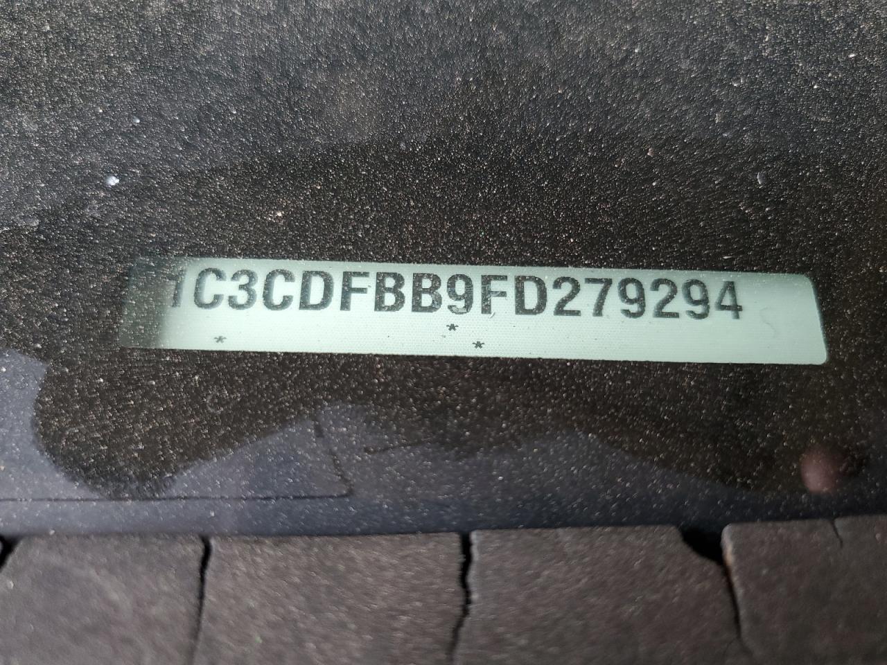 2015 Dodge Dart Sxt VIN: 1C3CDFBB9FD279294 Lot: 82355735