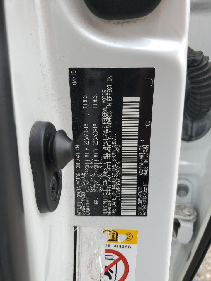 2015 Lexus Nx 200T VIN: JTJBARBZ6F2020219 Lot: 87424155