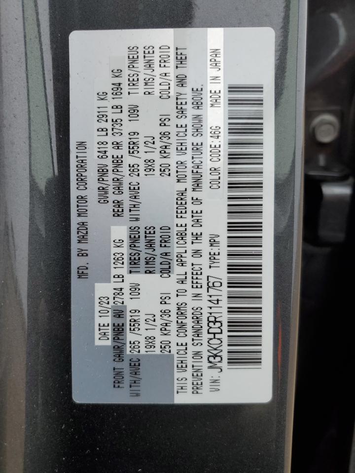 2024 Mazda Cx-90 Preferred Plus VIN: JM3KKCHD3R1141767 Lot: 86404985