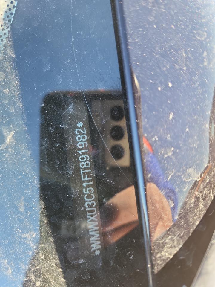 2015 Mini Cooper S VIN: WMWXU3C51FT891982 Lot: 82526095