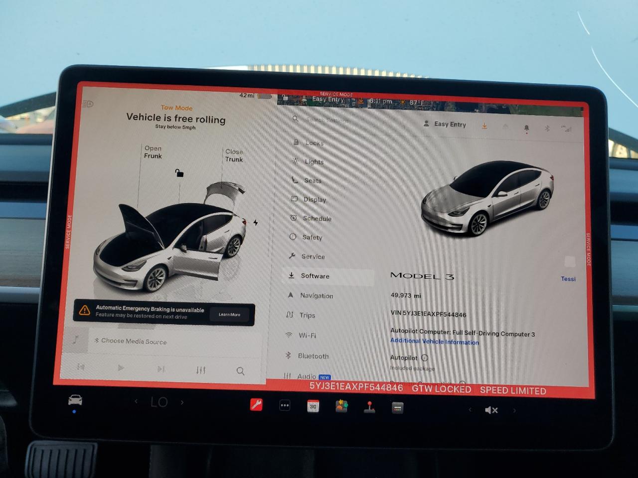 2023 Tesla Model 3 VIN: 5YJ3E1EAXPF544846 Lot: 81975905