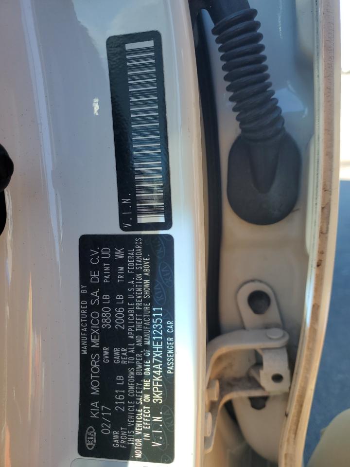 2017 Kia Forte Lx VIN: 3KPFK4A7XHE123511 Lot: 82499075