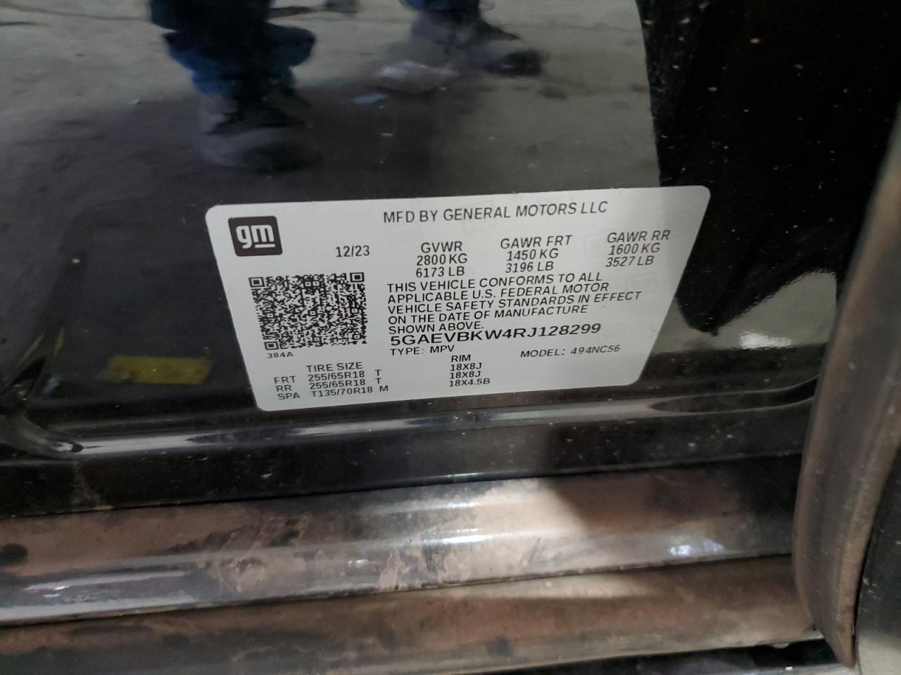 2024 Buick Enclave Premium VIN: 5GAEVBKW4RJ128299 Lot: 89475195