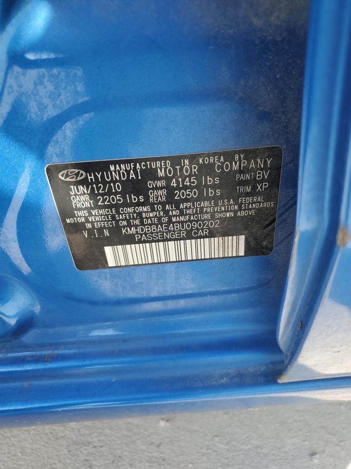 2011 Hyundai Elantra Touring Gls VIN: KMHDB8AE4BU090202 Lot: 82407405