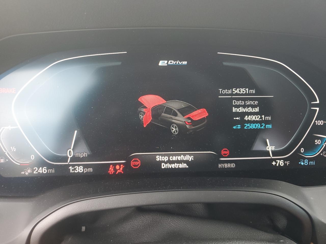 2021 BMW 330E VIN: 3MW5P7J03M8B81676 Lot: 84875625