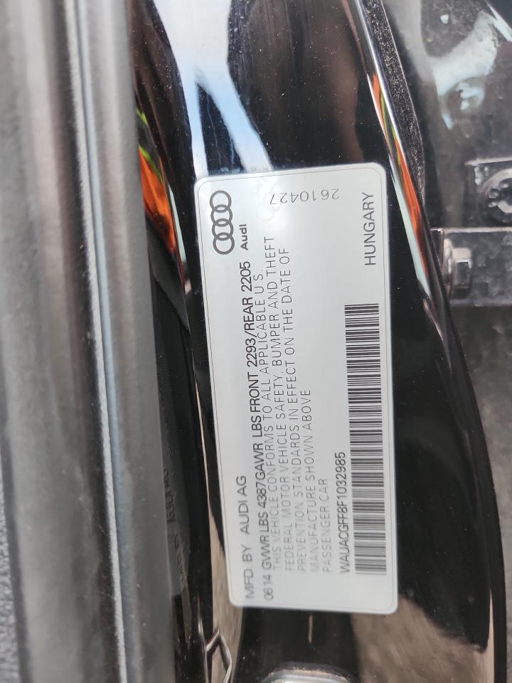 2015 Audi A3 Premium VIN: WAUACGFF8F1032985 Lot: 71227245