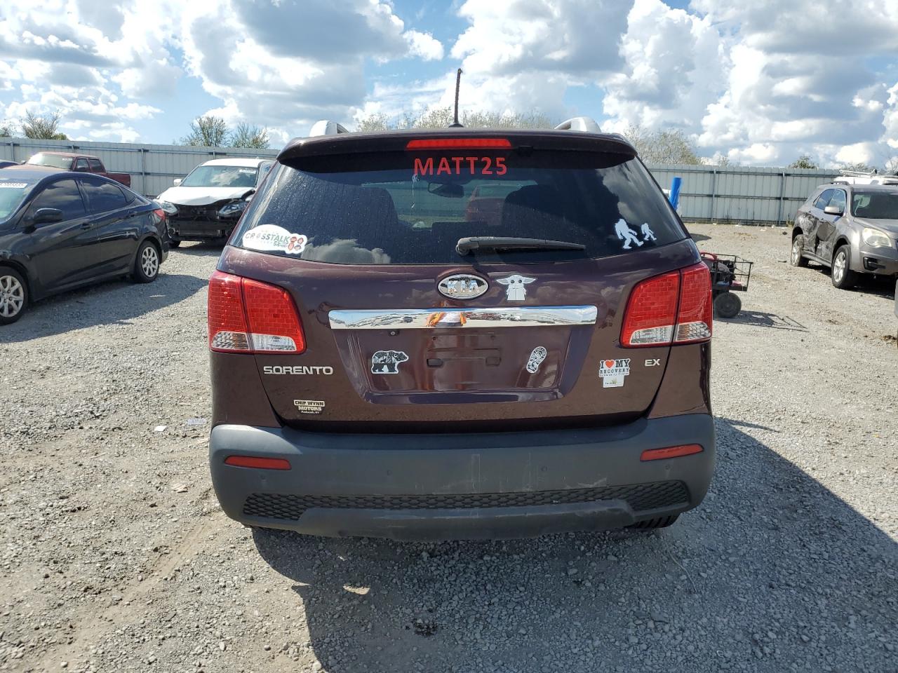2011 Kia Sorento Ex VIN: 5XYKU3A17BG029109 Lot: 85135255