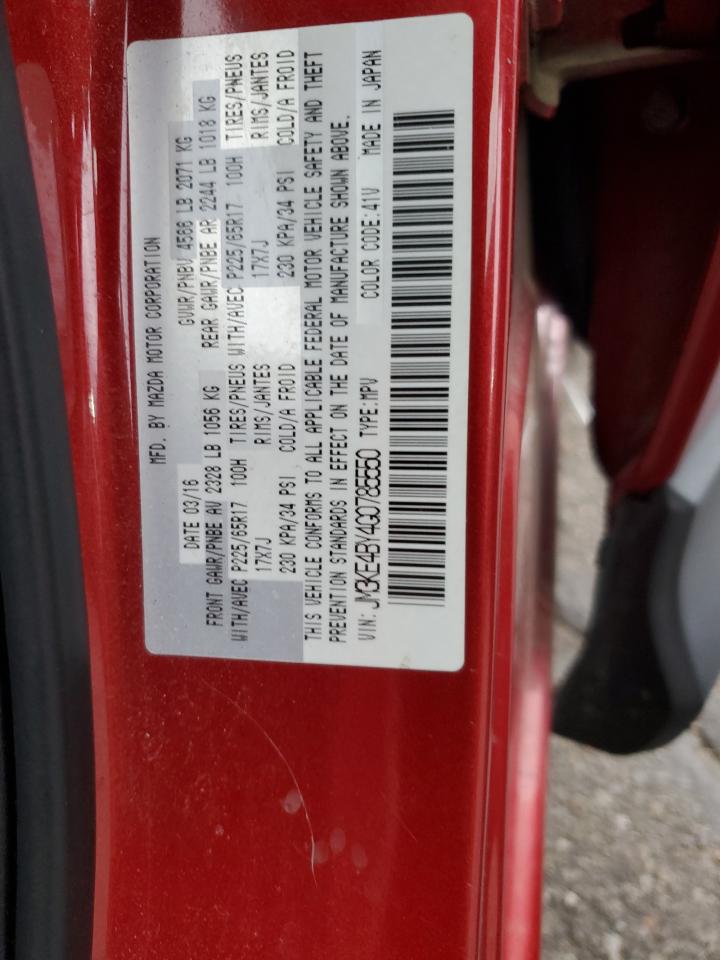 2016 Mazda Cx-5 Sport VIN: JM3KE4BY4G0785550 Lot: 87020625