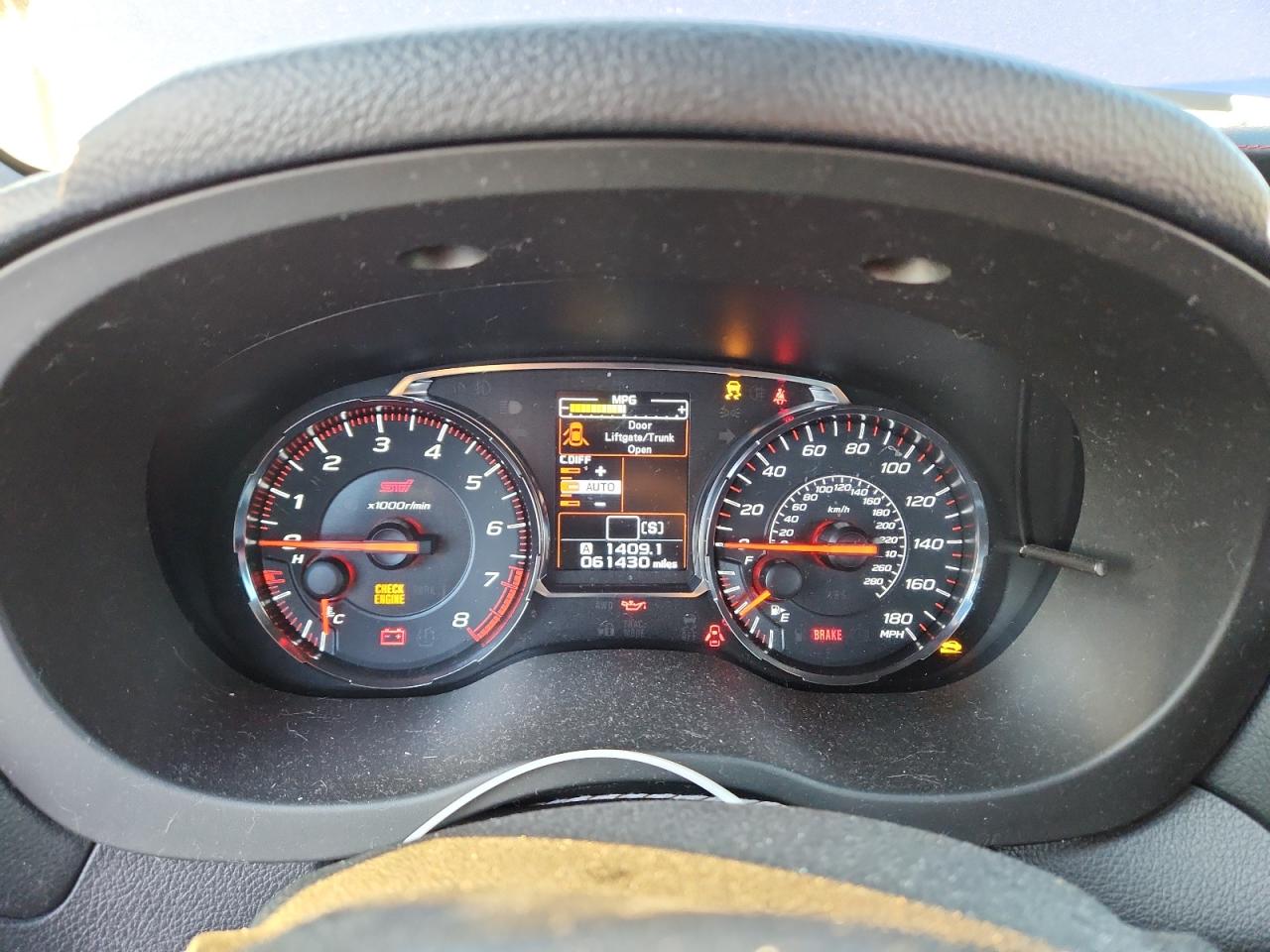 2019 Subaru Wrx Sti VIN: JF1VA2R60K9813476 Lot: 82492555