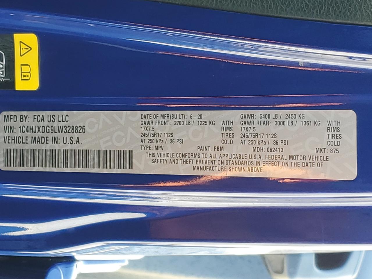 2020 Jeep Wrangler Unlimited Sport VIN: 1C4HJXDG9LW328826 Lot: 90690135