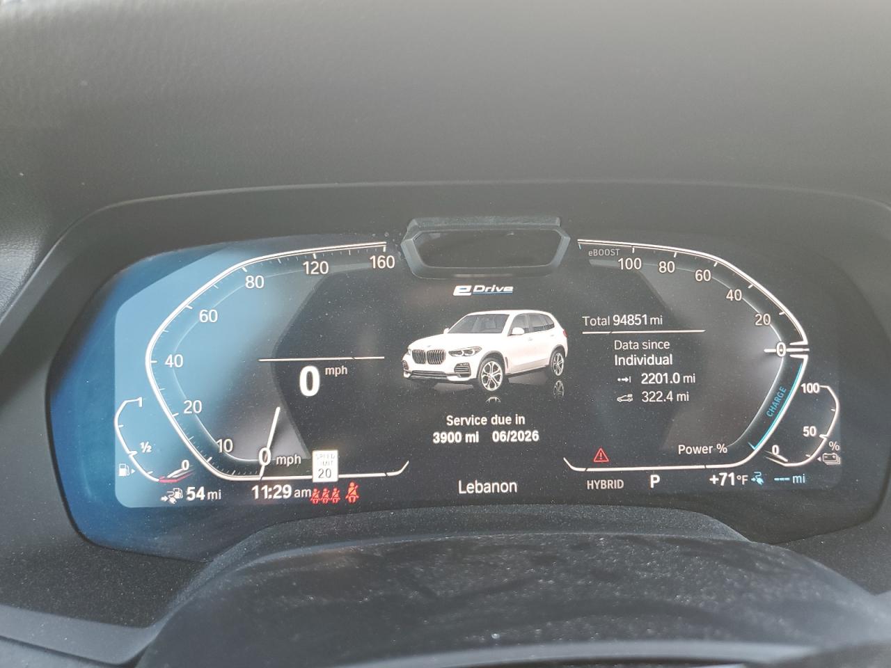 2022 BMW X5 xDrive45E VIN: 5UXTA6C02N9M26931 Lot: 86080325