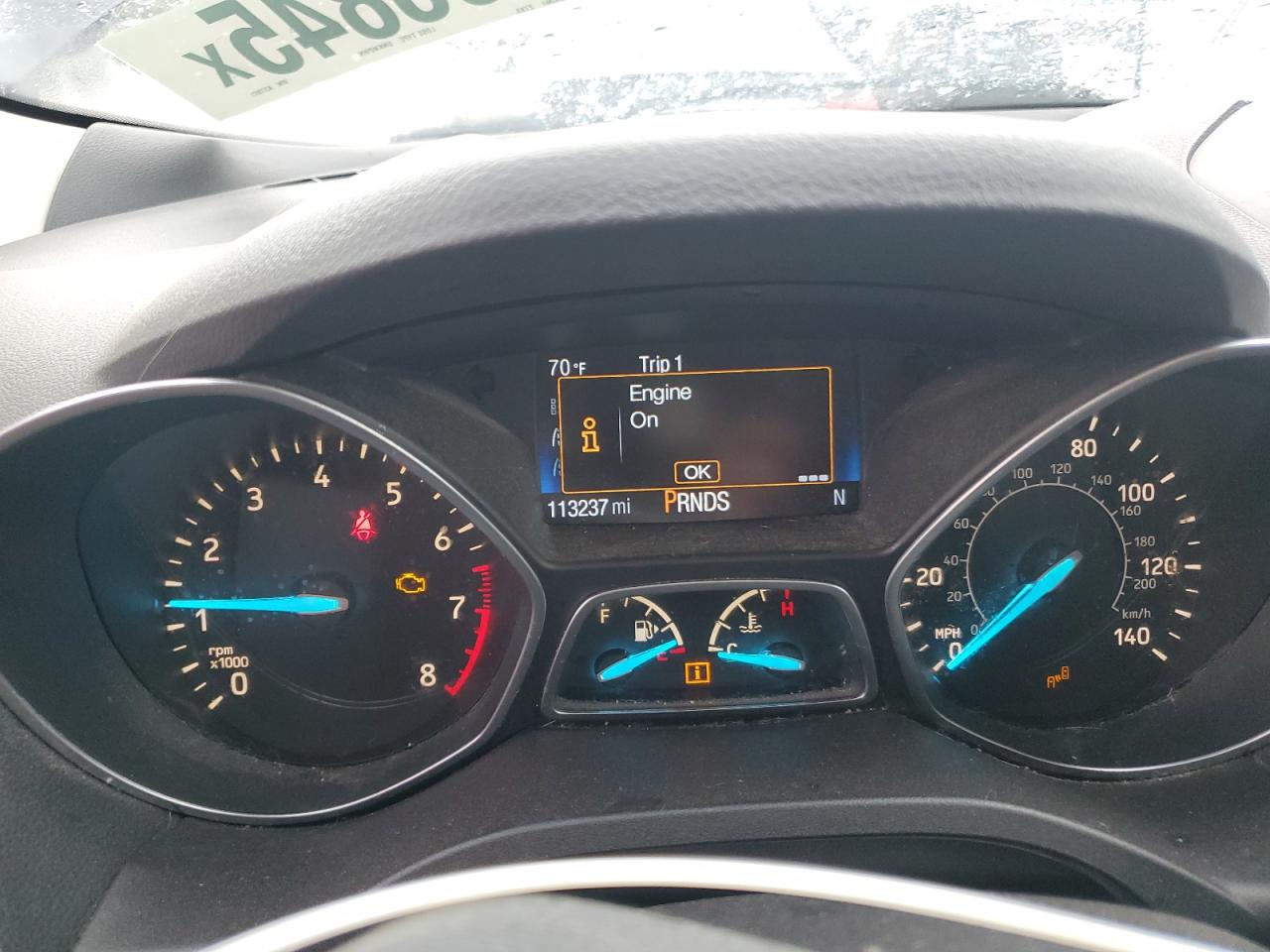 2017 Ford Escape Se VIN: 1FMCU0GD1HUA37861 Lot: 85696845