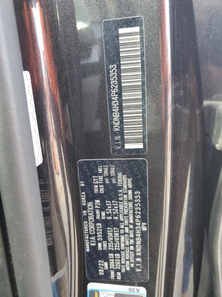 2023 Kia Carnival Lx VIN: KNDNB4H34P6235353 Lot: 84831845