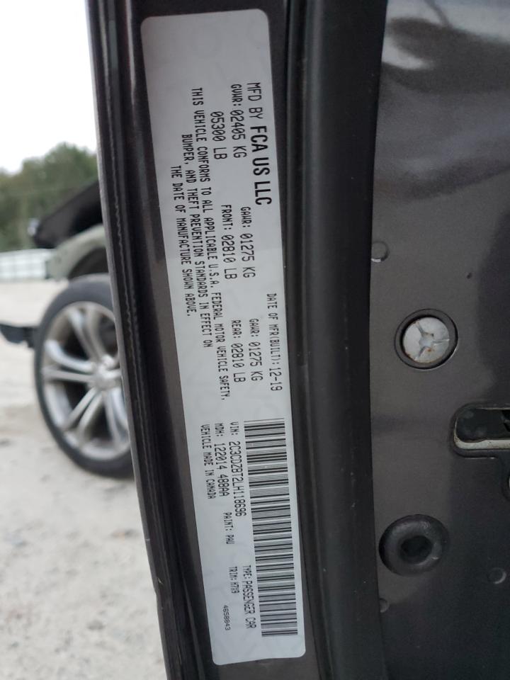 2020 Dodge Challenger R/T VIN: 2C3CDZBT2LH118696 Lot: 87405595