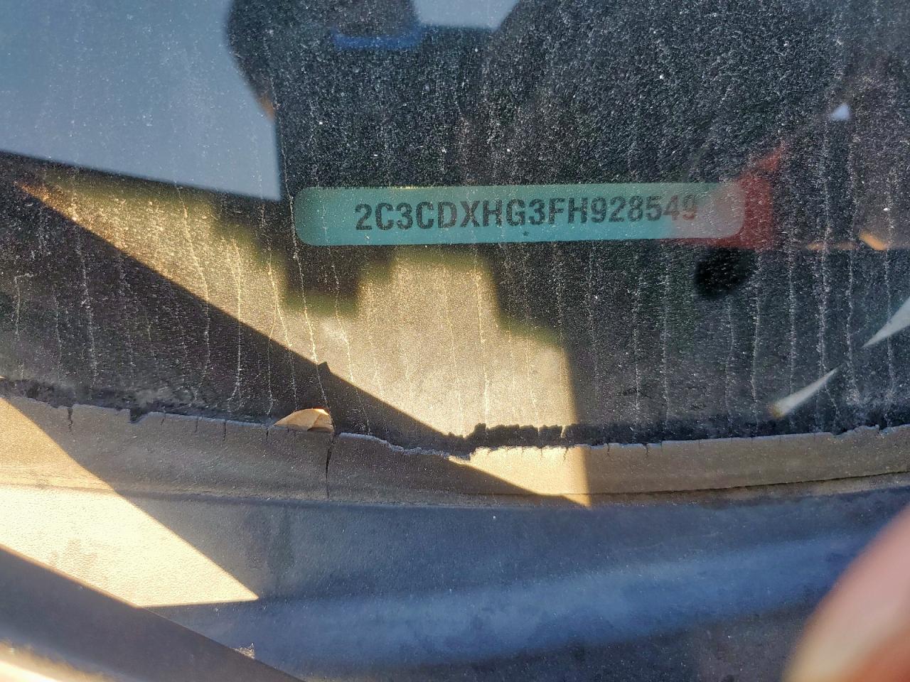 2015 Dodge Charger Sxt VIN: 2C3CDXHG3FH928549 Lot: 86306495