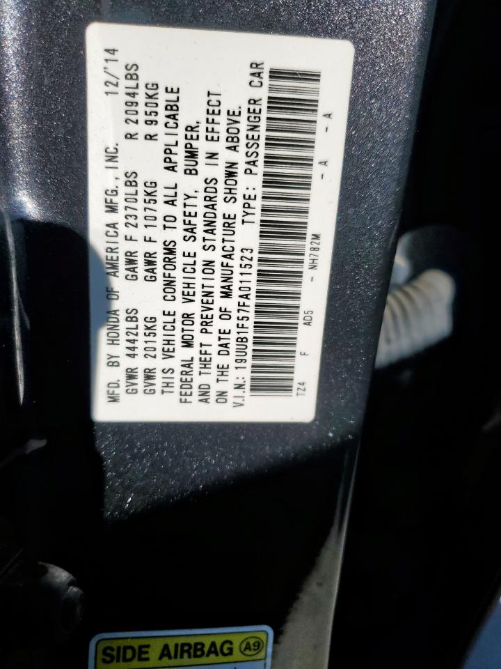 2015 Acura Tlx Tech VIN: 19UUB1F57FA011523 Lot: 86183465