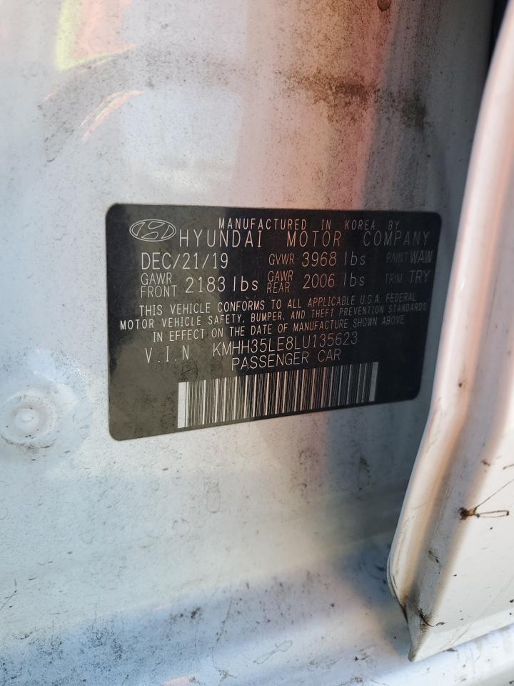 2020 Hyundai Elantra Gt VIN: KMHH35LE8LU135623 Lot: 81446135