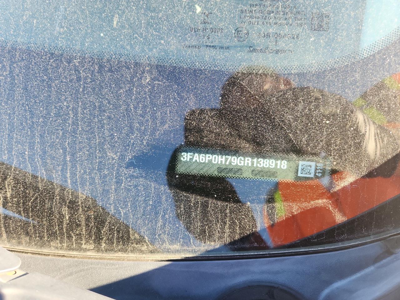 2016 Ford Fusion Se VIN: 3FA6P0H79GR138918 Lot: 86671105