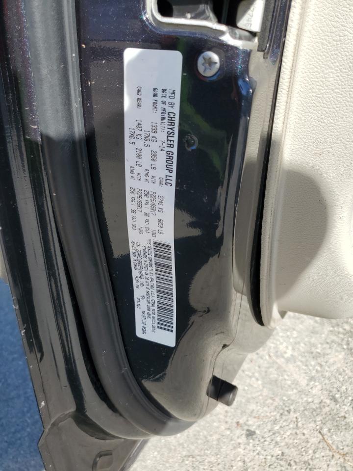 2014 Chrysler Town & Country Touring VIN: 2C4RC1BG2ER446940 Lot: 89815825