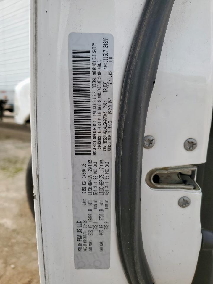 2018 Ram 3500 St VIN: 3C63RRGL4JG407945 Lot: 85491705