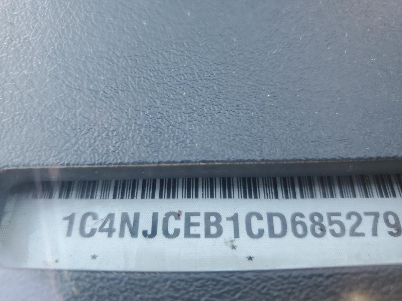 2012 Jeep Compass Latitude VIN: 1C4NJCEB1CD685279 Lot: 85931405