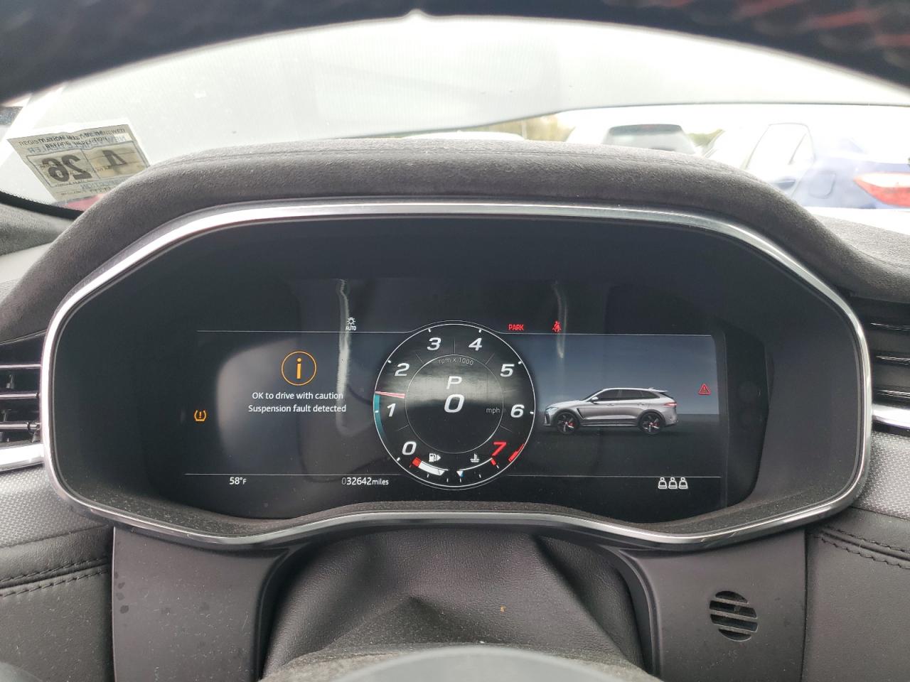 2021 Jaguar F-Pace Svr VIN: SADCZ2EE6MA672331 Lot: 86291925