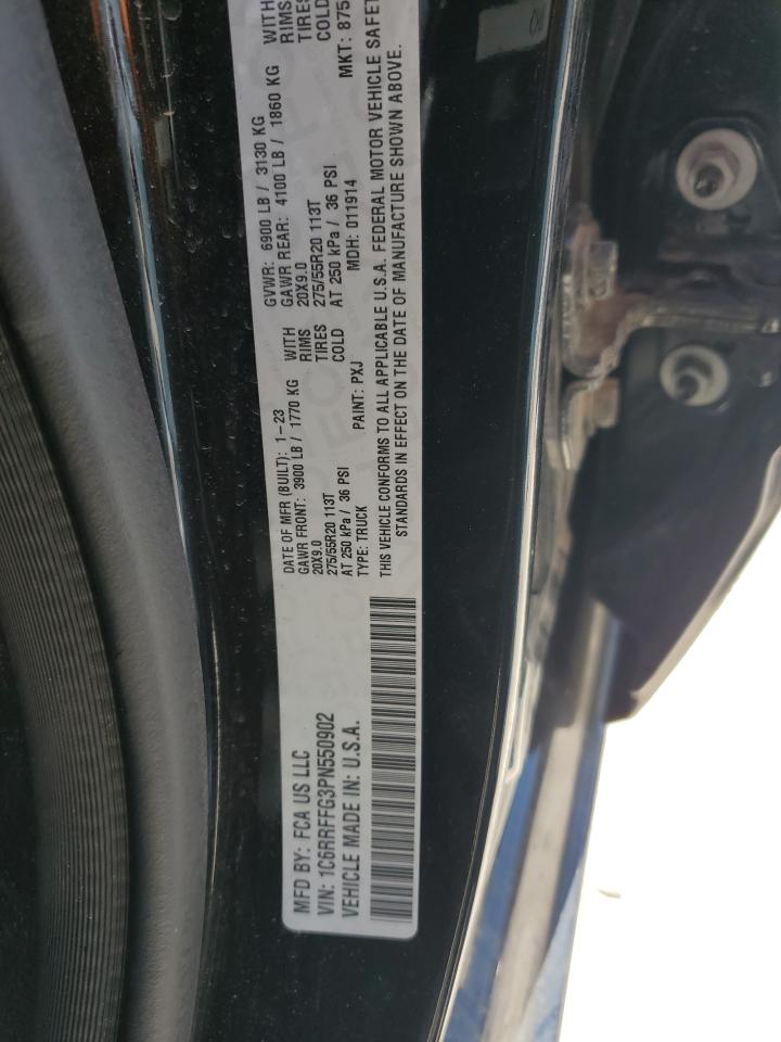 2023 Ram 1500 Big Horn/Lone Star VIN: 1C6RRFFG3PN550902 Lot: 86455845