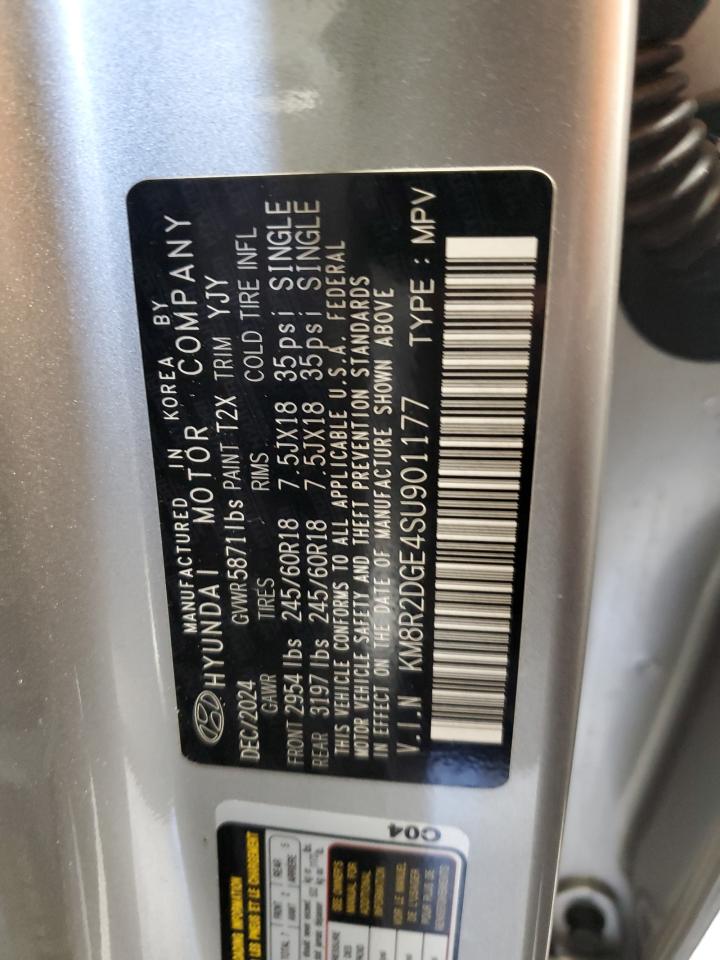 2025 Hyundai Palisade Sel VIN: KM8R2DGE4SU901177 Lot: 85887095
